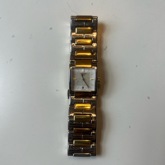Tissot T-Lady Square 1853 Two Tone Watch - Picture 4 of 9